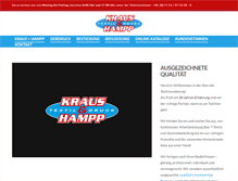 Tablet Screenshot of kraus-hampp.de